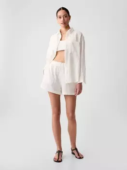Муслиновые шорты Gap, белый