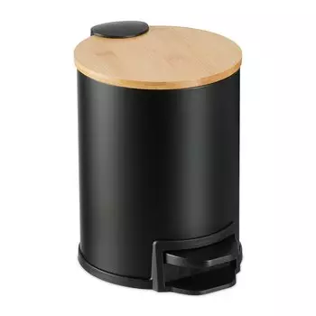 Мусорное ведро для ванной комнаты Relaxdays, черный