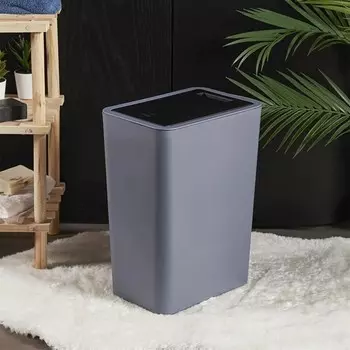 Мусорный бак Perotti Molly - серый - 12 л