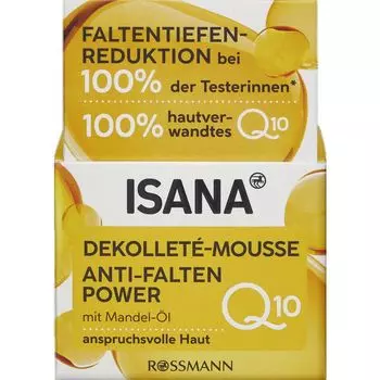 Мусс для шеи и декольте против морщин ISANA, 50 ml