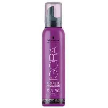 Мусс-краска для волос 9,5-55, 100 мл Schwarzkopf Professional, Igora Expert Mousse