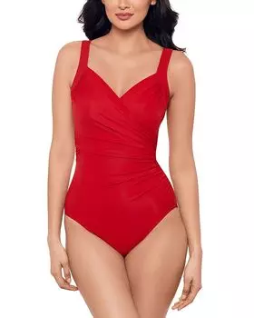 Must Have Sanibel One Piece Swimsuit Miraclesuit, красный