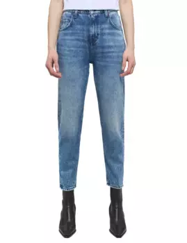 МУСТАНГ 5-карманные джинсы "Мамы" Mustang, синий