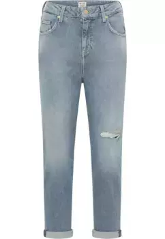 МУСТАНГ Брюки с 5 карманами "Стиль Мам" Mustang, цвет 306 Mittelblau