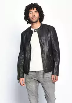 МУСТАНГ кожаная куртка "Паркер" Mustang, коричневый