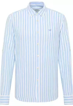 МУСТАНГ рубашка с длинными рукавами "Рубашка" Mustang, цвет Blau 12596