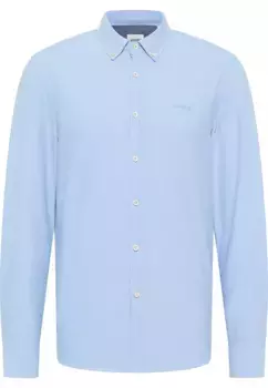 МУСТАНГ рубашка с длинными рукавами "Рубашка" Mustang, синий