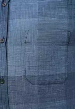 МУСТАНГ рубашка с длинными рукавами "Рубашка" Mustang, синий