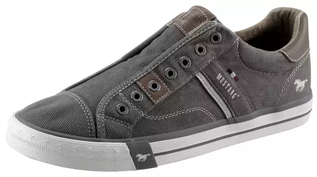 Mustang Shoes слипоны, тапочки, летняя обувь, повседневная обувь для скольжения, коричневый