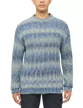 MUSTANG Свитер "Стиль Emil C Degradee", синий