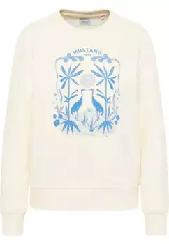 МУСТАНГ толстовка "Толстовка" Mustang, кремовый