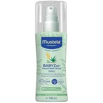Mustela Babyzzz Зеленый порошок без талька 100г