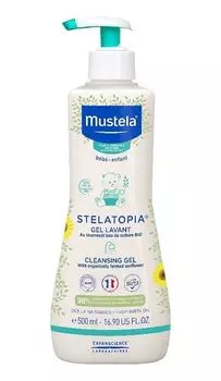 Mustela Bebe Stelatopia гель для стирки детей, 500 ml