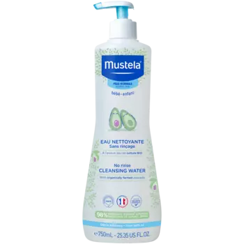 Mustela несмываемая очищающая вода, 750 мл