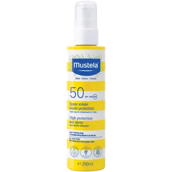 Mustela Spray Solaire солнцезащитный спрей для детей с SPF50, 200 мл