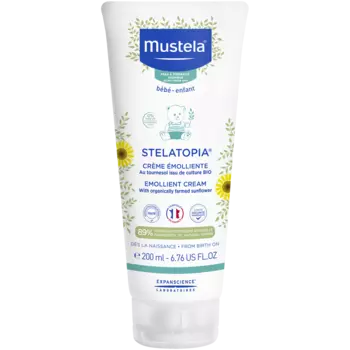 Mustela Stelatopia смягчающий крем для тела, 200 мл