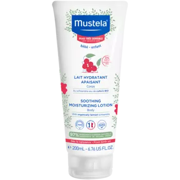 Mustela успокаивающее увлажняющее молочко для детей, 200 мл