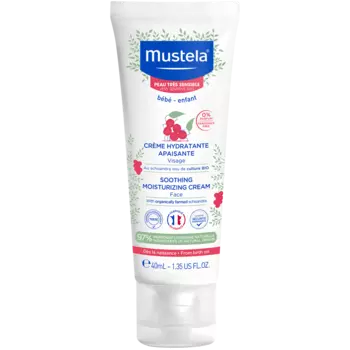 Mustela успокаивающий увлажняющий крем для детей, 40 мл