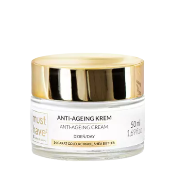 MustHave Gold Essence Разглаживающий дневной крем с 24-каратным золотом, 50 мл