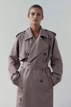 МУУВ. хлопковый плащ Muuv., бежевый