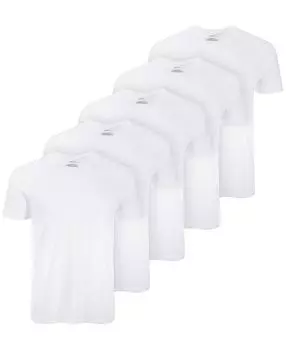 Мужчины 5-pk. влагоотводящие однотонные футболки, созданные для macy's Alfani, белый
