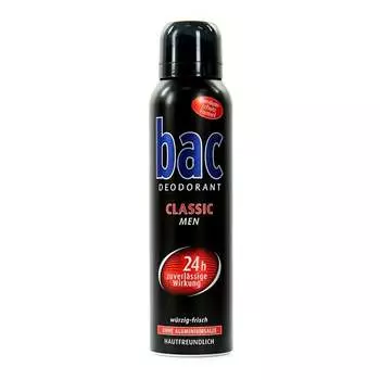 МУЖЧИНЫ Классический дезодорант-спрей bac, 150 ml