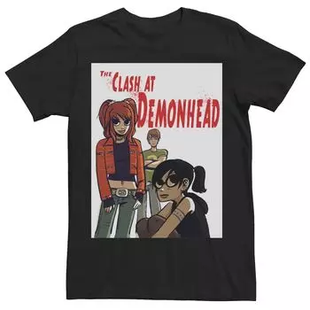 Мужчины Скотт Пилигрим Vs. Футболка с рисунком The World The Clash At Demonhead Band Licensed Character