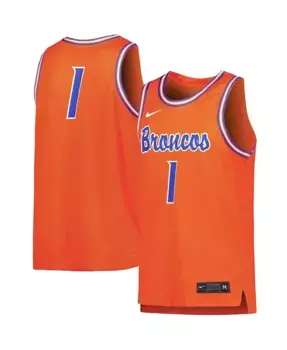 Мужская 1 Boise State Broncos Реплика баскетбольная майка Nike, оранжевый