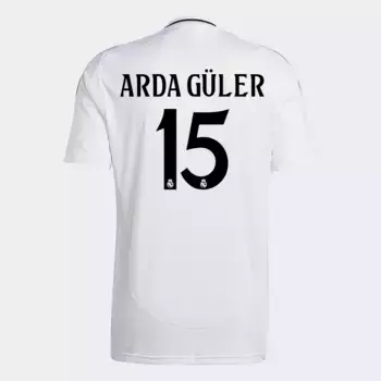Мужская 1-я форма Реал Мадрид CF 2024-2025 Arda Gler 15 Adidas футболка, белый