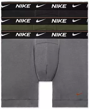 Мужская 3-комп. Трусы-боксеры Dri-FIT Ultra Comfort Nike, серый