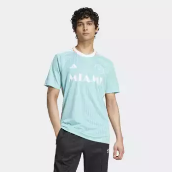 Мужская 3-я форма Inter Miami CF 24 Adidas футболка, бирюзовый