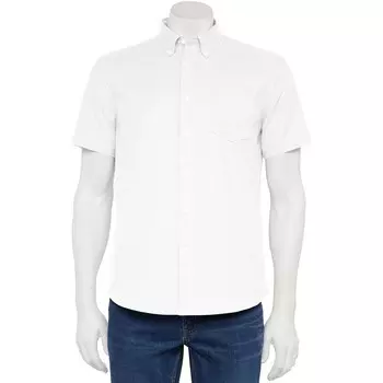 Мужская адаптивная рубашка идеальной длины с короткими рукавами Sonoma Goods For Life, белый