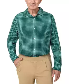 Мужская адаптивная рубашка свободного кроя на магнитных пуговицах Joe & Bella, зеленый