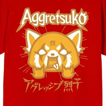 Мужская агрессивная футболка Retsuko Red Panda Licensed Character