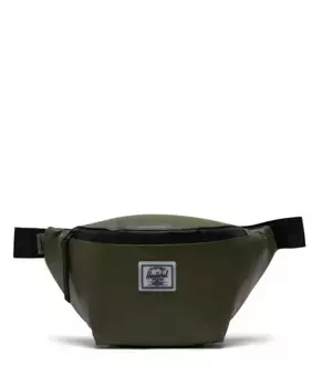 Мужская экологичная поясная сумка 1,8 л в зеленом водонепроницаемом материале Herschel, темно-зеленый
