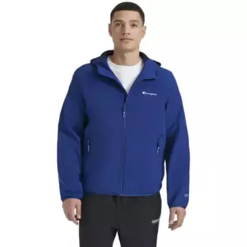Мужская активная мягкая ветровка с капюшоном Champion, синий