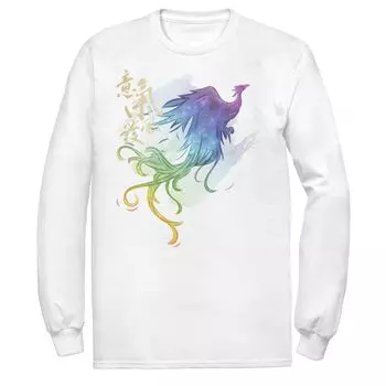 Мужская акварельная футболка Disney Mulan Live Action Phoenix Licensed Character