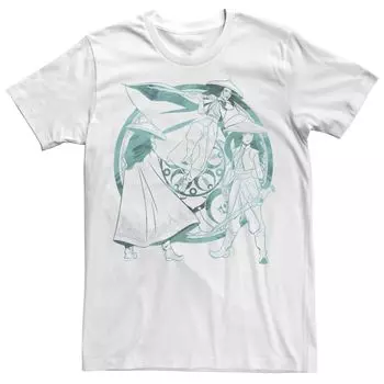 Мужская акварельная футболка Disney Raya And The Last Dragon Raya