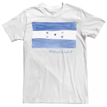 Мужская акварельная футболка с флагом Гондураса HHM Licensed Character