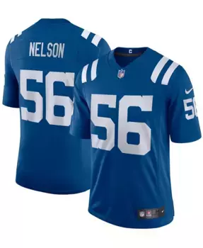 Мужская альтернативная ограниченная джерси Vapor Квентона Нельсона Indianapolis Colts Nike, коричневый/бежевый
