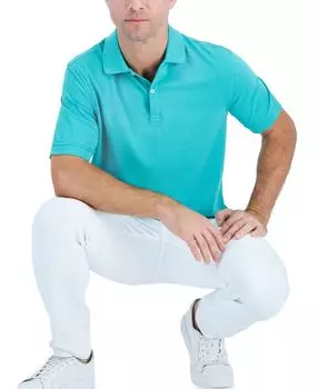 Мужская эластичная футболка-поло классического кроя, созданная для macy's Club Room, мульти