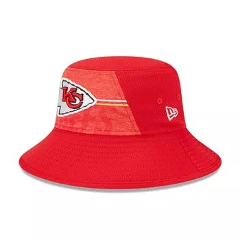 Мужская эластичная панама New Era Red Kansas City Chiefs 2023 Training Camp NFL