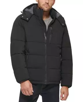 Мужская эластичная пуховая куртка с капюшоном, созданная для macy's Club Room