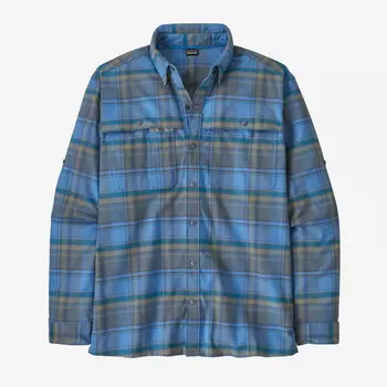 Мужская эластичная рубашка с ранней посадкой Patagonia, цвет Rainsford: Blue Bird