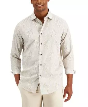 Мужская эластичная рубашка с узором пейсли стандартного кроя, созданная для macy's Alfani, мульти
