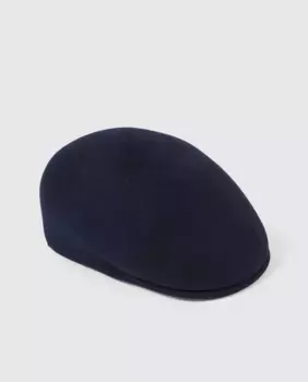 Мужская английская кепка темно-синего цвета Emidio Tucci