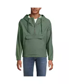 Мужская анорак из рипстопа Lands' End, зеленый