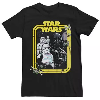 Мужская армейская футболка с рисунком Star Wars The Dark Side Licensed Character