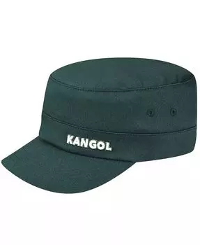 Мужская армейская кепка из хлопкового твила Kangol, зеленый