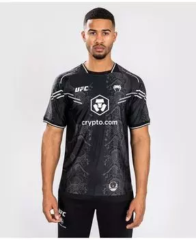 Мужская аутентичная футболка Adrenaline Fight Night UFC из джерси Venum, черный